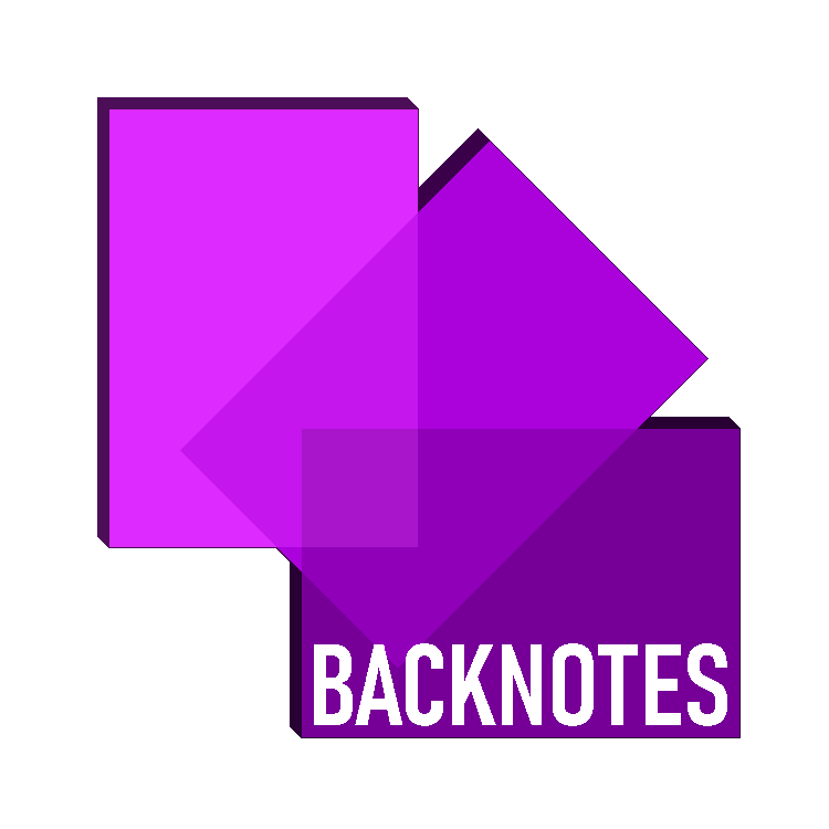 backnotes logo purple